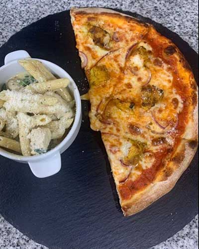 Freshly Made Pizzas served at The Village Fish Bar Neilston