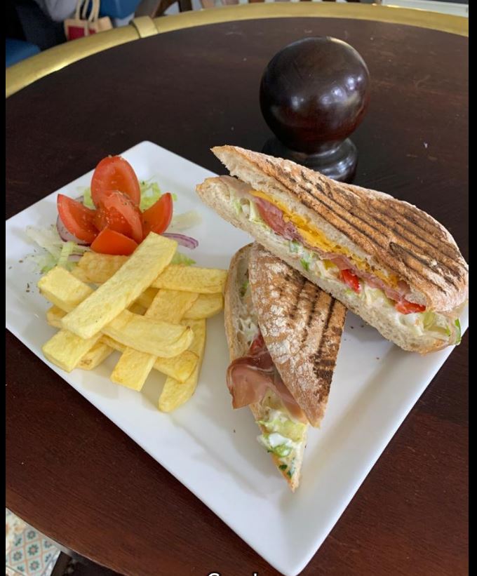 Ham & Cheese Melt served at The Village Fish Bar Neilston